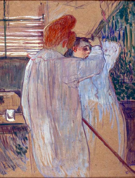 Henri de toulouse-lautrec Woman Combing her Hair